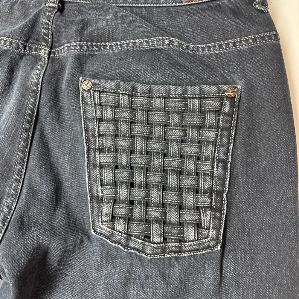 Y2K RSRV woven pocket ‎ Button fly Mens Jeans Blue 36x32